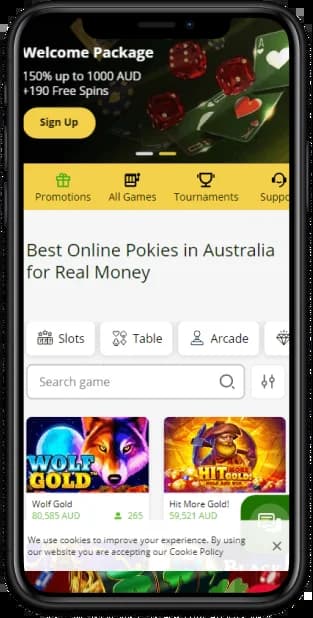 Lucky Green Casino Australia Mobile